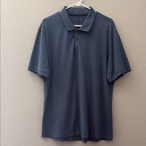 Lululemon Men's Blue Polo Shirt